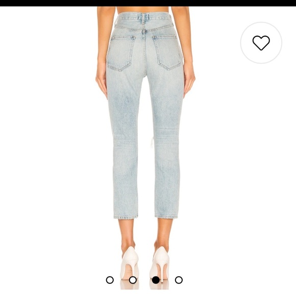 Agolde Riley High Rise Straight Crop in Shatter Light Wash size 23 - Picture 5 of 15